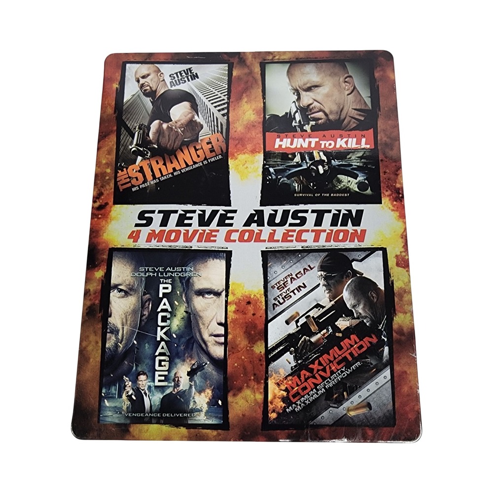 Steve Austin 4 Movie Collection‎ Blu-ray Steelbook The Stranger Hunt To Kill R